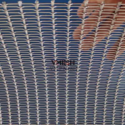 Wire Mesh Tenun Batang Kabel Stainless Steel Ukuran Khusus untuk Dekorasi Bangunan Arsitektur