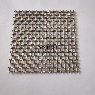 Kawat Jaring Baja Tahan Karat Tenun 1mm-4mm Untuk Arsitektur Dekoratif Logam Disesuaikan