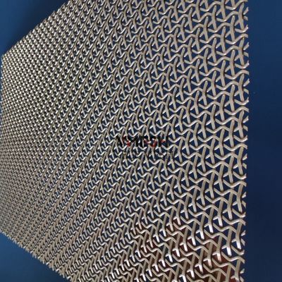 Arsitektur Menenun Teknik Kain Mesh Kain untuk Cladding Dekoratif