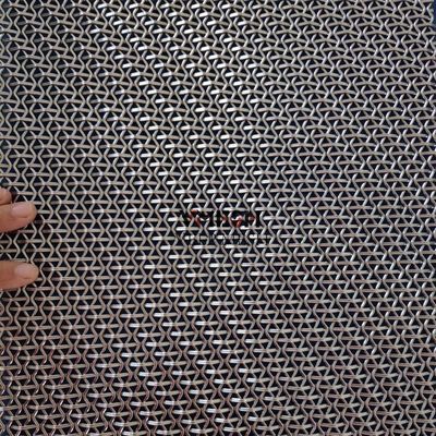Arsitektur Menenun Teknik Kain Mesh Kain untuk Cladding Dekoratif
