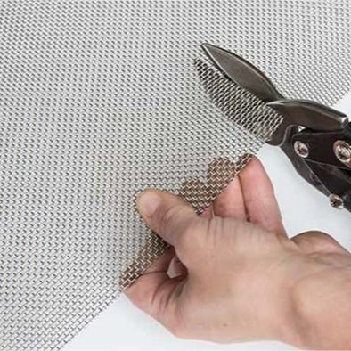 SS304 SS316 Woven Wire Mesh dari stainless steel untuk filtrasi industri