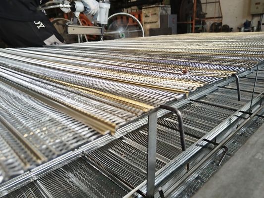 Bahan Bangunan Metal Mesh Struktural Tetap di Tempat Sistem Pengeboran
