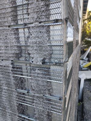 Bahan Bangunan Metal Mesh Struktural Tetap di Tempat Sistem Pengeboran