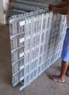 Besi bertulang dasar permanen formwork Mesh Formwork Support Mesh