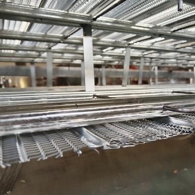 Ukuran Disesuaikan Galvanis Rib Lath Cement Pouring Formwork Mesh