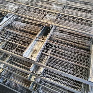 Ringan Berat Galvanis Rib Lath Semen Tuang Struktur formwork