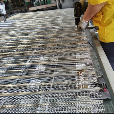 Galvanized Steel Precast Beton Tinggi Rib Lath Mesh