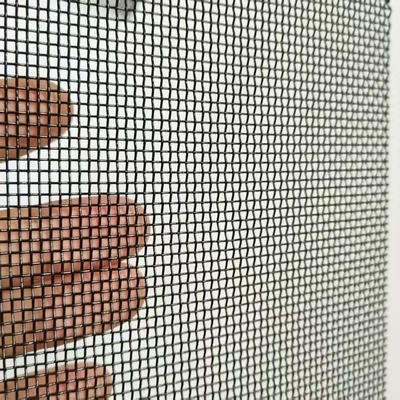 Aluminium Alloy Woven Wire Mesh untuk jendela dan pintu