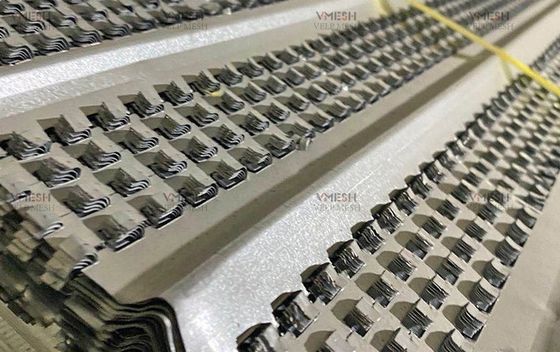 Bahan Bangunan Konstruksi Reng Logam Rib Tinggi Panel Galvanis Lebar 450mm