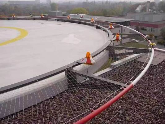 Jaring Pelindung Pegangan Tangga Tali Kawat Baja Tahan Karat AISI 304/316 dengan Seng