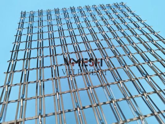 Stainless Steel Customized Wire Mesh Plain Woven Metal Dekoratif Mesh