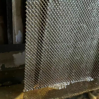 Mesh Tautan Rantai Tirai Air Air Terjun 304 Stainless Steel Tahan Korosi