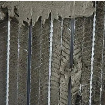 0,25-0,4mm Rib Expanded Metal Lath Stucco Mesh Untuk Bahan Bangunan