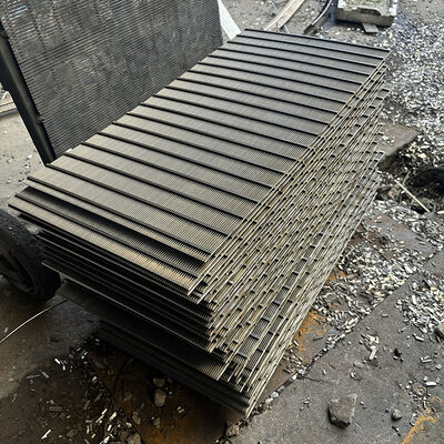 Panel Kawat Baji Datar Stainless Steel Slot 0,3mm Untuk Industri Pertambangan Dan Agregat