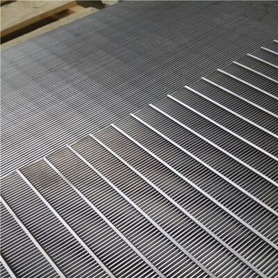Layar Slot Filter Kawat Baji Johnson Sieve Mesh Baja Tahan Karat Tugas Berat