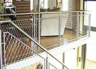 304 316 Mesh tali stainless steel untuk pagar jembatan