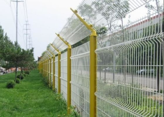 3D Galvanized Welded Wire Mesh Pagar 50x100mm 3.0mm Powder Coated