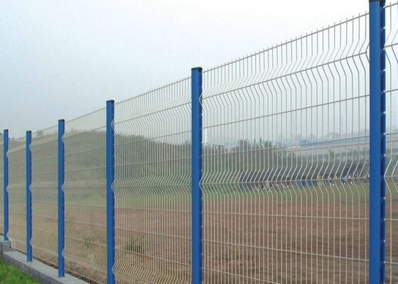 3D Galvanized Welded Wire Mesh Pagar 50x100mm 3.0mm Powder Coated