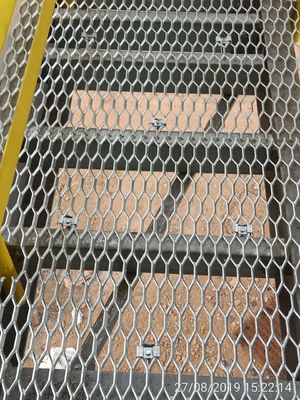 Hot Dip Galvanized Expanded Metal Grating untuk Heavy Duty Walkways