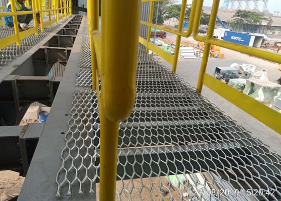 Lembaran Logam Ekspansi Baja Galvanis 4.5mm untuk Platform