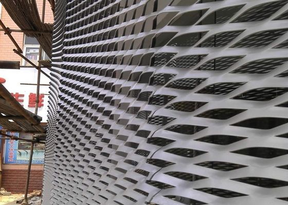 Langit-langit Jaring Logam Ekspansi Aluminium Anodized 1060 3003 Paduan