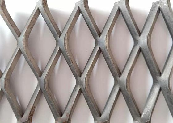 Lembaran Jaring Logam Ekspansi Tugas Berat 1.22x2.44m Baja Galvanis
