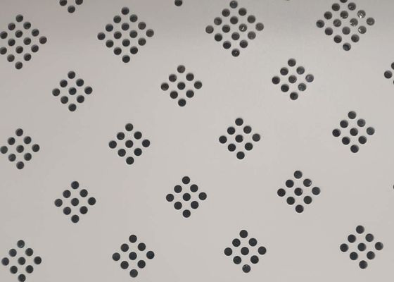 Dekorasi Fasad Metal Mesh Perforated Aluminium Desain Lubang Disesuaikan