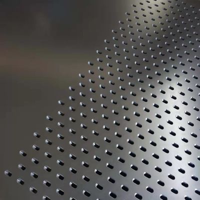 0.7mm 1mm 2mm Aluminium Galvanized Stainless Steel Perforated Metal Desain Lubang Disesuaikan