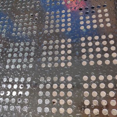 Lembar perforasi aluminium stainless steel yang dilapisi bubuk untuk fasad arsitektur