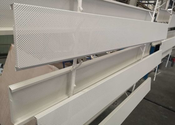 Custom Arsitektur Perforated Metal Facades Powder Coated
