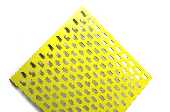 Custom Arsitektur Perforated Metal Facades Powder Coated