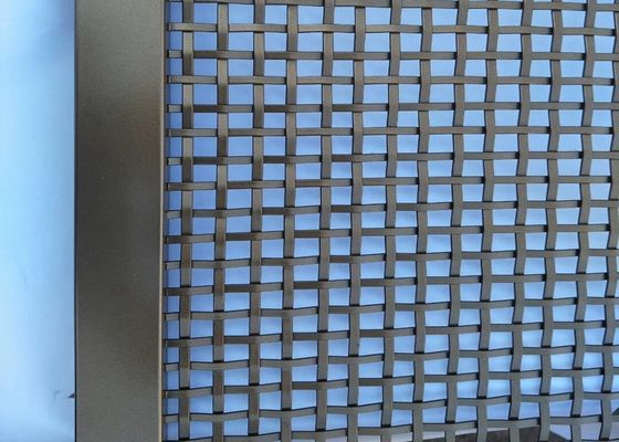 Kawat Jaring Logam Terkunci Stainless Steel 304 untuk Dekorasi Arsitektur