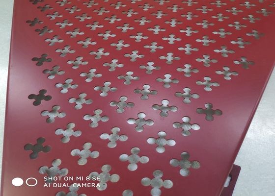 Lembaran Logam Berlubang Aluminium untuk Langit-Langit Dekoratif Hitam Hijau Emas
