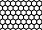 Sarang Lebah Punching Saringan Logam Berlubang Heksagonal SS304 1 * 2m 1.22 * 2.44m