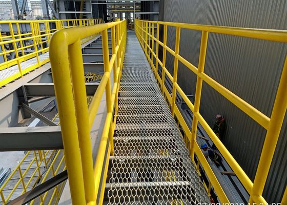 Baja ringan tugas berat diangkat berlian diperluas Metal Mesh