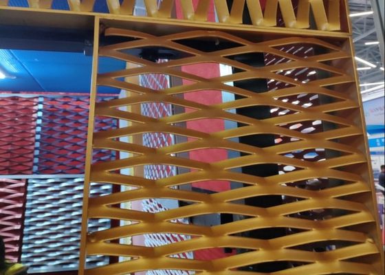 Langit-langit Jaring Logam Ekspansi Aluminium Anodized 1060 3003 Paduan