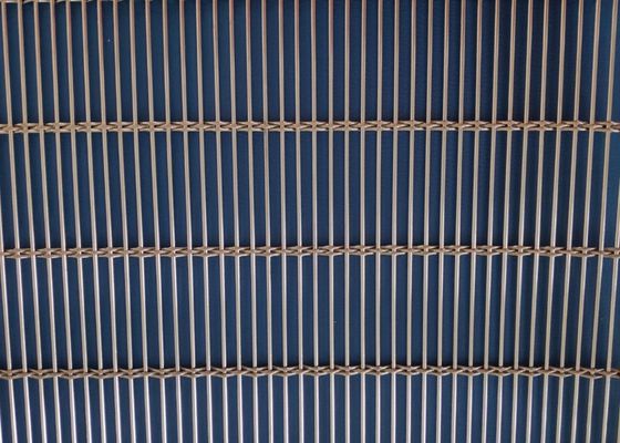 Jaring Arsitektur Tali Baja Tahan Karat untuk Dinding Tirai