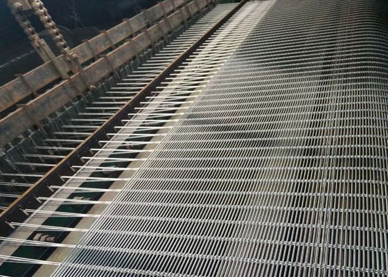 Jaring Arsitektur Tali Baja Tahan Karat untuk Dinding Tirai