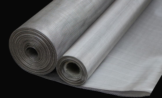 Gulungan Kawat Jaring Baja Tahan Karat 304 316 Mesh 300 500 635