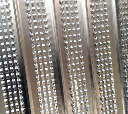 Bahan Konstruksi Anti-korosi Baja Galvanis Jaring Lath Rib Tinggi