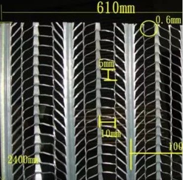Kawat Baja Galvanis Logam Ekspansi dengan Sifat Tahan Korosi dan Tahan Api untuk Dinding Interior