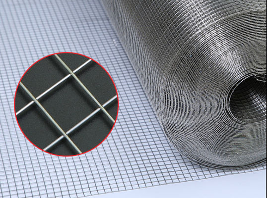1x1in Galvanized Iron Welded Wire Mesh Roll untuk Konstruksi