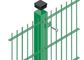 Keamanan 868 656 Double Welded Wire Mesh Fence 50 * 200mm Lubang Powder Coating