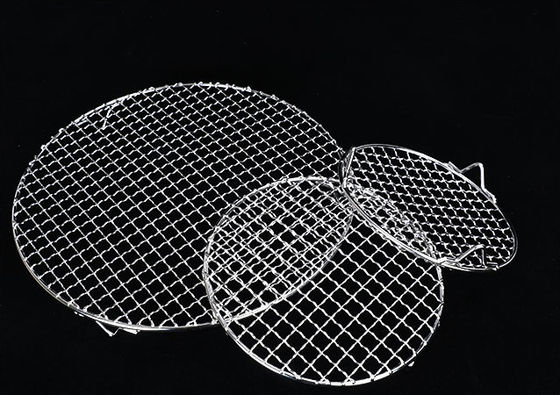 Baja tahan karat BBQ Crimped Wire Mesh 304 316 430 Food Grade