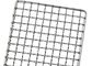 Square Crimped Fish BBQ Grill Wire Mesh Basket 25 * 40mm 30 * 45mm Lapisan PTFE