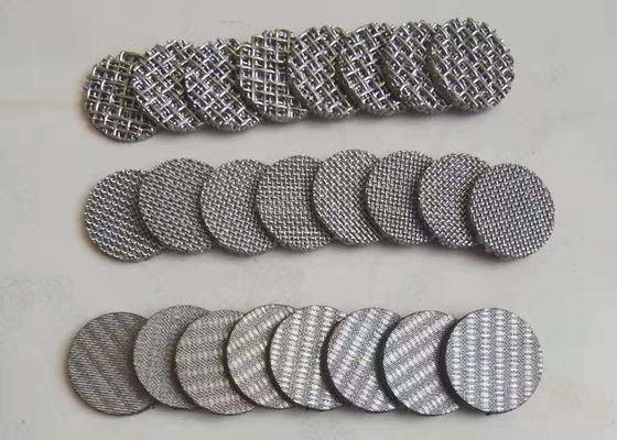 Filter Mesh Sintered Stainless Steel 0.5um 5um 20um Ukuran pori