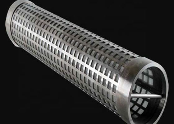 Tabung Filter Berlubang Stainless Steel Kustom dengan Pegangan