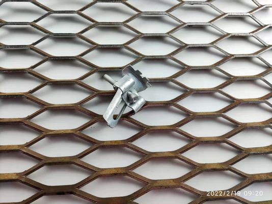 Lantai Logam Ekspansi Anti-Selip 3.0lbs Galvanis untuk Platform Industri