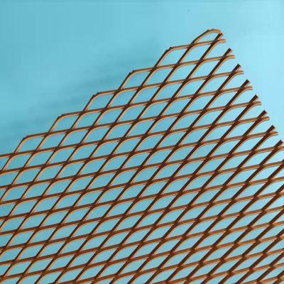 Anodized Aluminium Expanded Metal Mesh untuk Langit-langit Tergantung