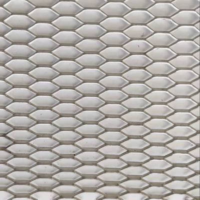 Anodized Aluminium Expanded Metal Mesh untuk Langit-langit Tergantung